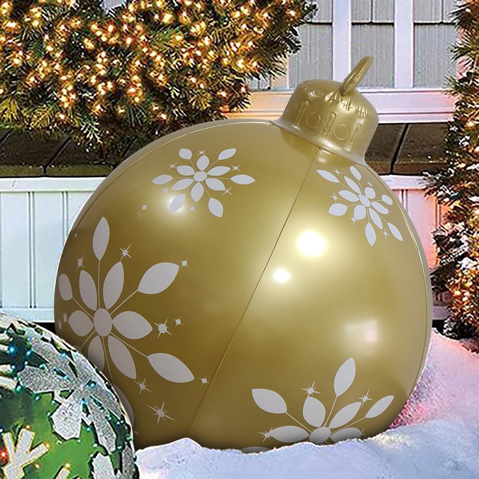 

Открытый Рождественский ПВХ Надувной Украшенный Шар Орнамент Рождественское Украшение Декор