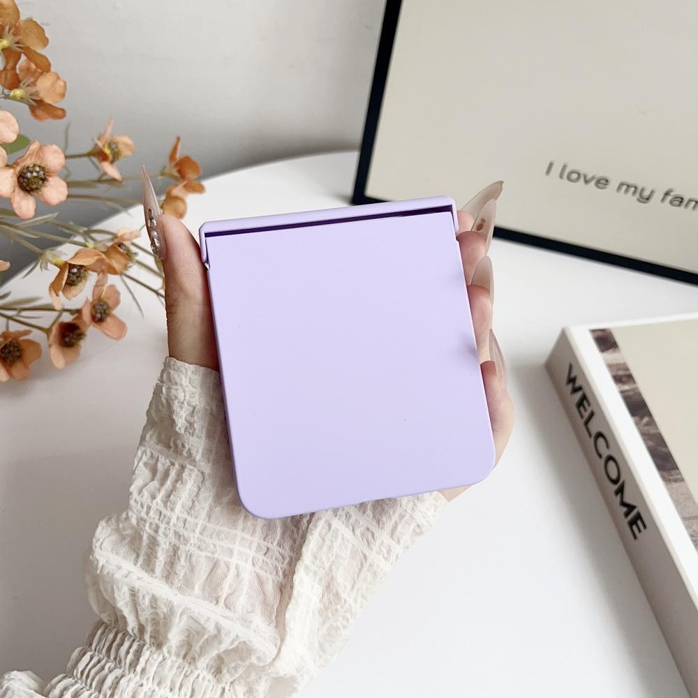 Matte Candy Color Case for Samsung Galaxy Z Flip 7 6  4 3 ZFlip Flip7 Solid Color Hard Hinge Shockproof Ins Korean Cover
