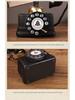 Vintage American Telephone Figurine: Retro Decor for Living Room, Wine Cabinet, or Bar