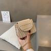 Women Mini Tote Bag New Crocodile Pattern Flap Messenger Crossbody Bag Female Simple Shoulder Bag Compact Square Lady Handbag