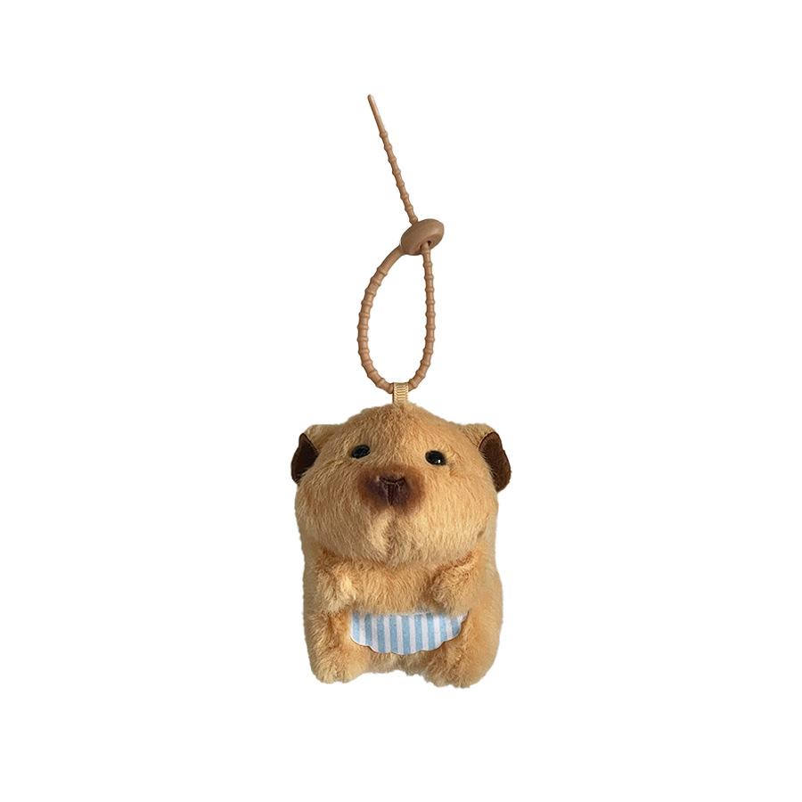 Cartoon Apron Hamster Doll Dutch Pig Guinea Pig Doll Bag Cute Doll Hanging Ornament Grab Machine Doll Gift