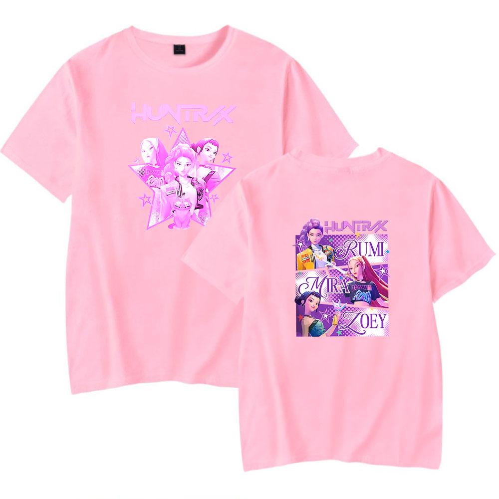 T Shirt Fashion Hip Hop Harajuku Short Sleeve T-shirts Demon Hunters Movie T-shirts Women High Quality Summer Short Sleeved Harajuku