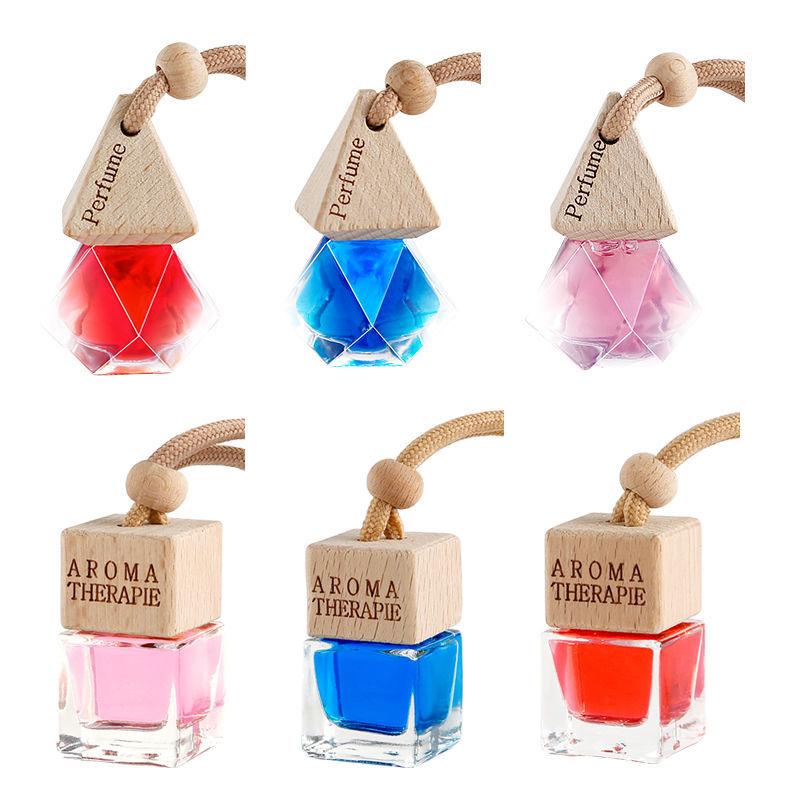 Holz Hängender Auto Lufterfrischer Diffusor Parfüm Aromatherapie Ätherisches Öl Flasche Hängender Auto Lufterfrischer Auto Autozubehör