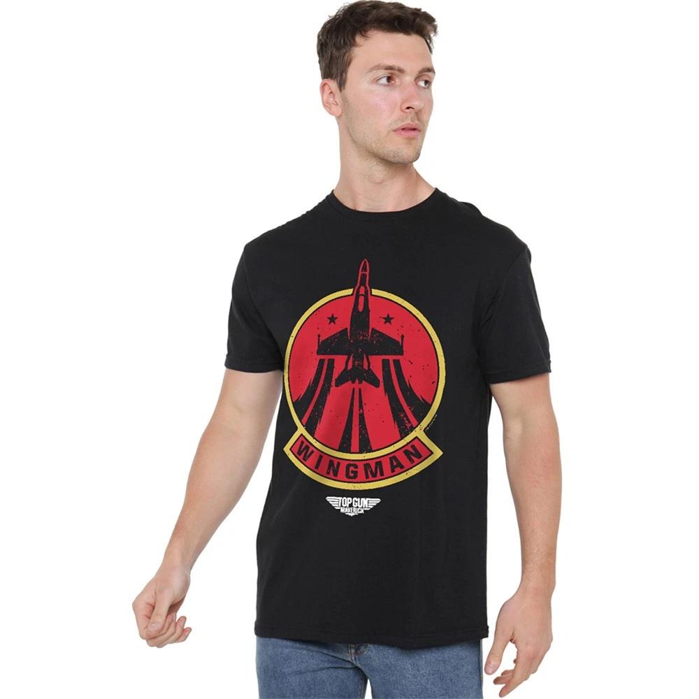 

Top Gun Wingman Logo T-Shirt S-5XL, Black 4XL
