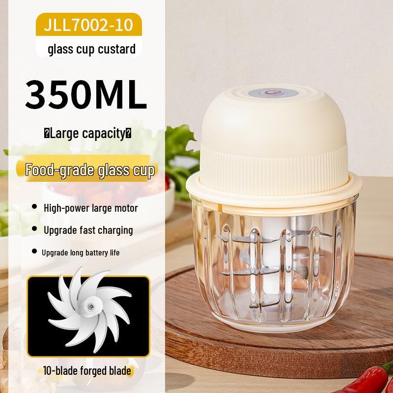 Wireless Mini Electric Garlic Masher with Type-C Charging