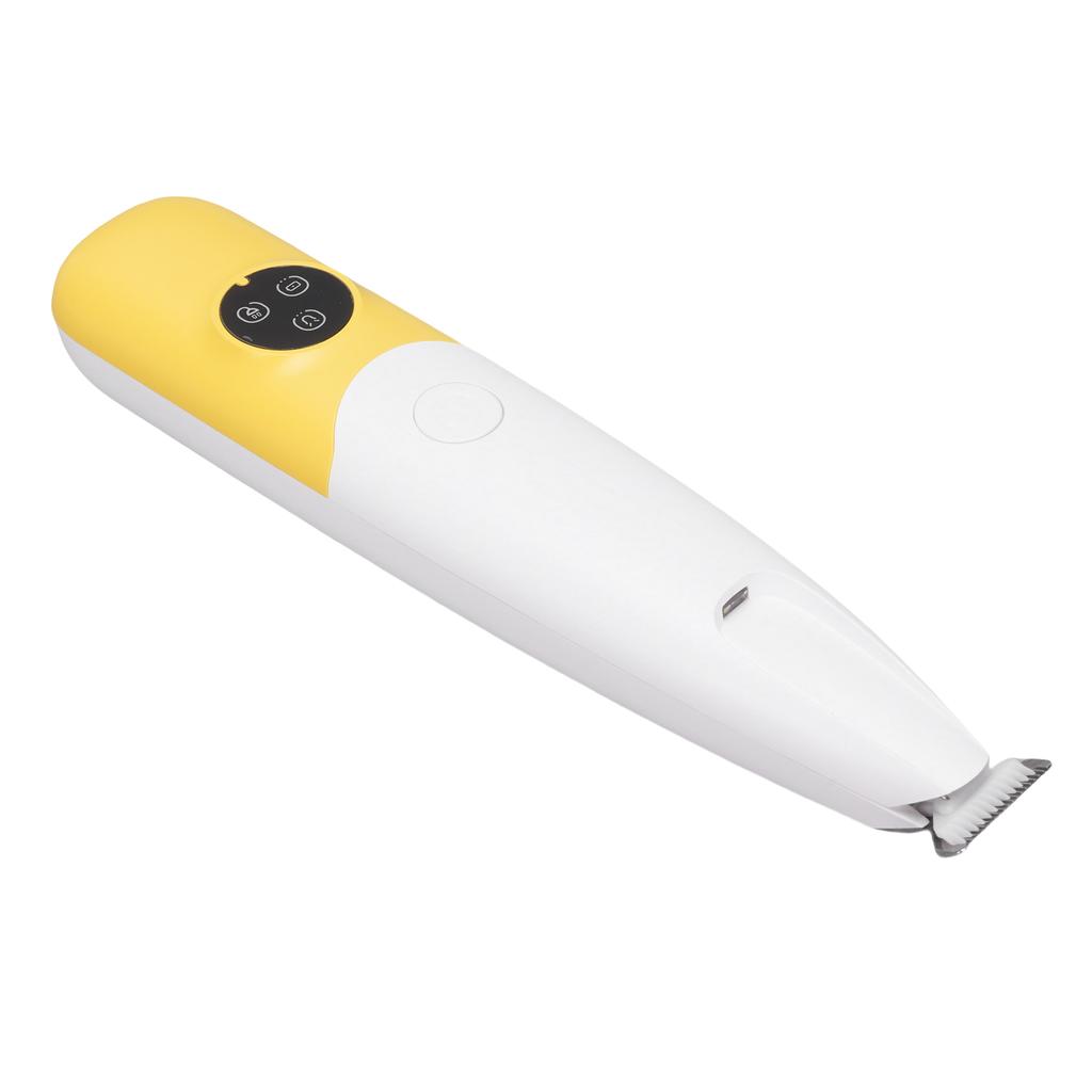 Pet Trimmer Rechargeable Cordless Foot Hair Grooming for Cats Dogs with Brush USB Cable