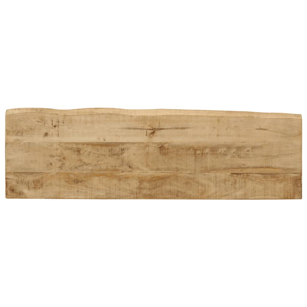 Console Table with Live Edge 105 x 33 x 76 cm Solid Mango Wood