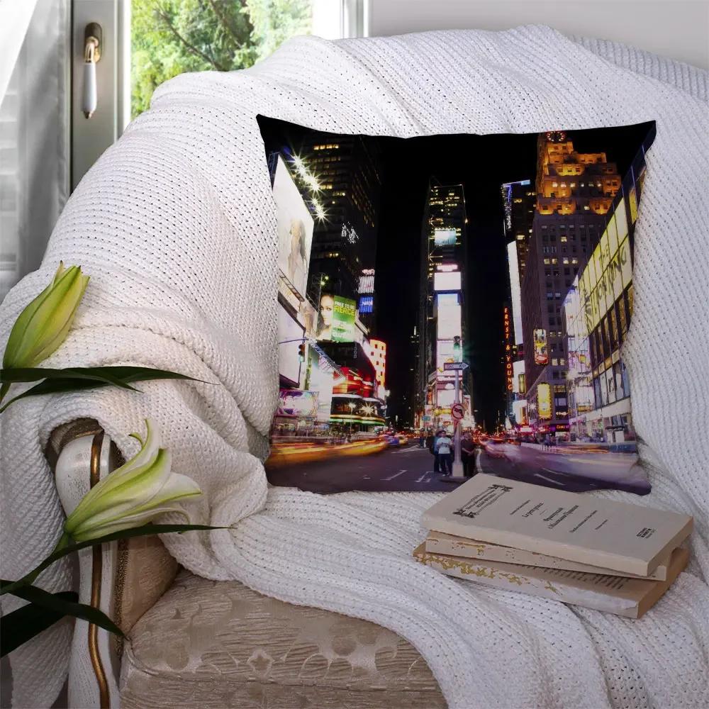 Heimdeko New York Nacht Kissenbezüge Kissen Hotel Autositzlehne Sofa