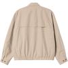 Carhartt WIP SS25 Hrudník C Vyšívané logo Volný lem Ležérní bunda Pánská bunda Béžová I034516-0QS-XX