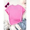 European sizes Cartoon-style Cute Little Bee Collecting Honey" Letter/cartoon Print, Girls' Short-sleeve T-shirt, Suitable for Summer Wear