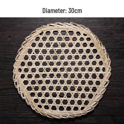 Handwoven Round Bamboo Placemat Set