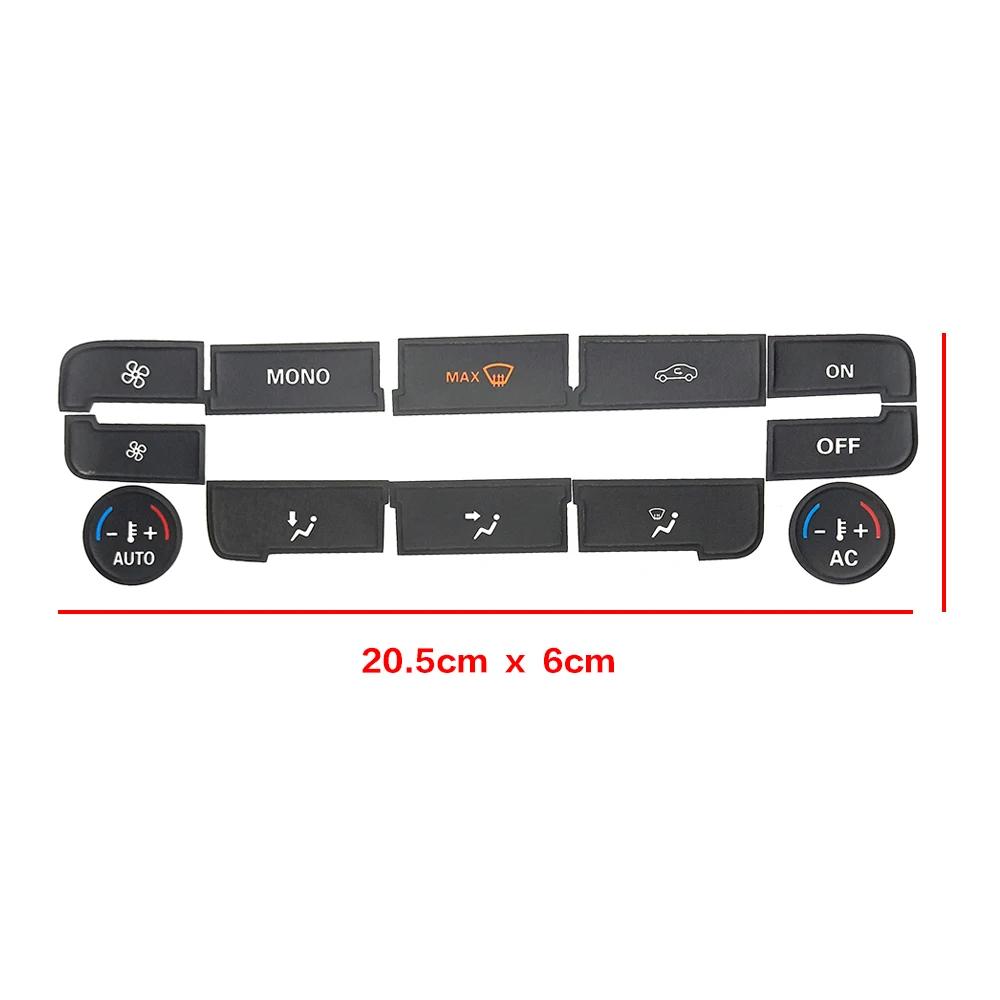 For Ford Mondeo S-Max Car Center Console Air Conditioner Climate AC Switch Button Repair Decal Sticker