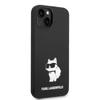 Karl Lagerfeld KLHMP14MSNCHBCK iPhone 14 Plus / 15 Plus 6.7" Hardcase Black/black Silicone Choupette MagSafe