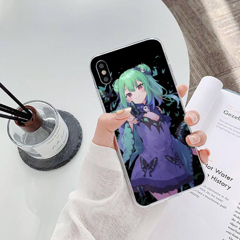 

Чехол для телефона Uruha Rushia для iPhone 14 13 12 11 XS X 8 7 6 Plus Mini Pro Max SE 2022, мягкий прозрачный чехол для телефона iPhone SE 2020-2022