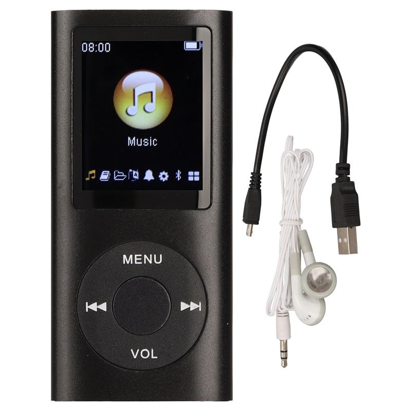 1.8 Inch LCD Screen MP3 Player Stylish Multifunctional Lossless Sound Slim Portable MP3 Music Player