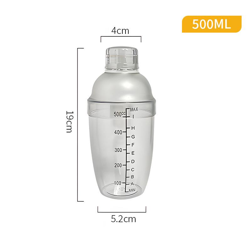Shaker-Becher, Shaker mit Messbecher, Handschlag-Zitronenbecher, Werkzeugset, Schneemilch-Teeladen, Handshake, Saft-Shaker-Topf