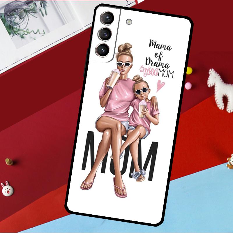 SUPER MOM MUTTER MAMA SÜSSES BABY Hülle Für Samsung Galaxy S25 S24 S22 S23 Ultra Plus S20 S21 FE S9 S10 S25 FE Handyhülle