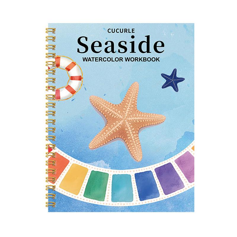 

Watercolor Workbooks Coloring Book Beginner Friendly Painting Kit Easy Nature Scenes Paint Set Art Crafts