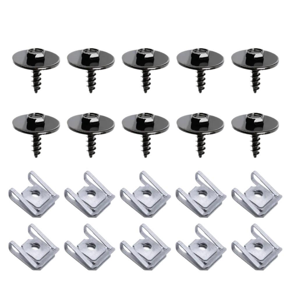 20dílná sada šroubů, matic a klipů do auta pro nárazník a blatník BMW