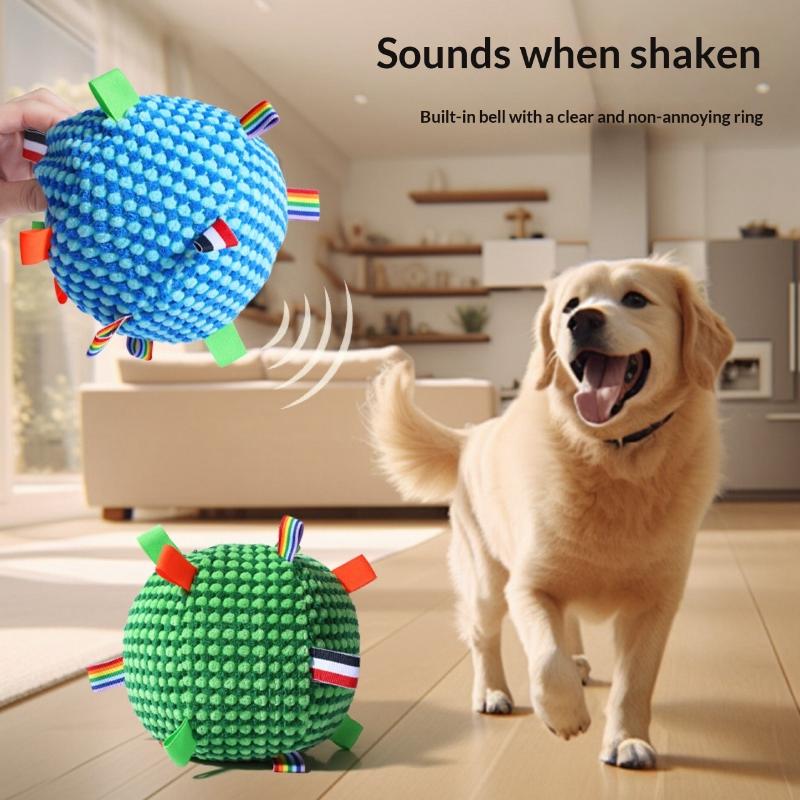 Brinquedo de Pelúcia Mastigável para Pet Brinquedo Criativo com Apito para Cachorro Resistente à Mordida Brinquedos para Cachorro de Auto Prazer Para Aliviar o Tédio Brinquedo Vocal Bola Suprimentos para Pet