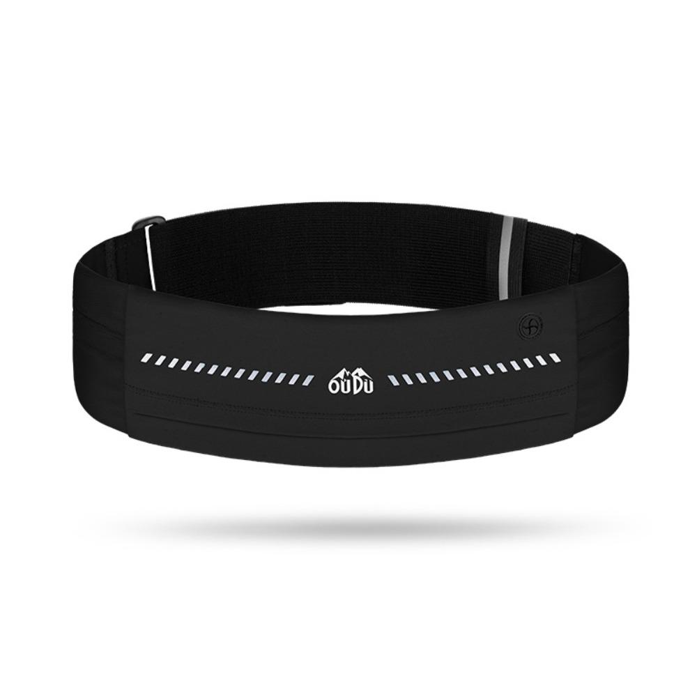 

Высокоэластичная поясная сумка для бега, плотно прилегающая спортивная сумка для телефона, для активного отдыха S чёрный