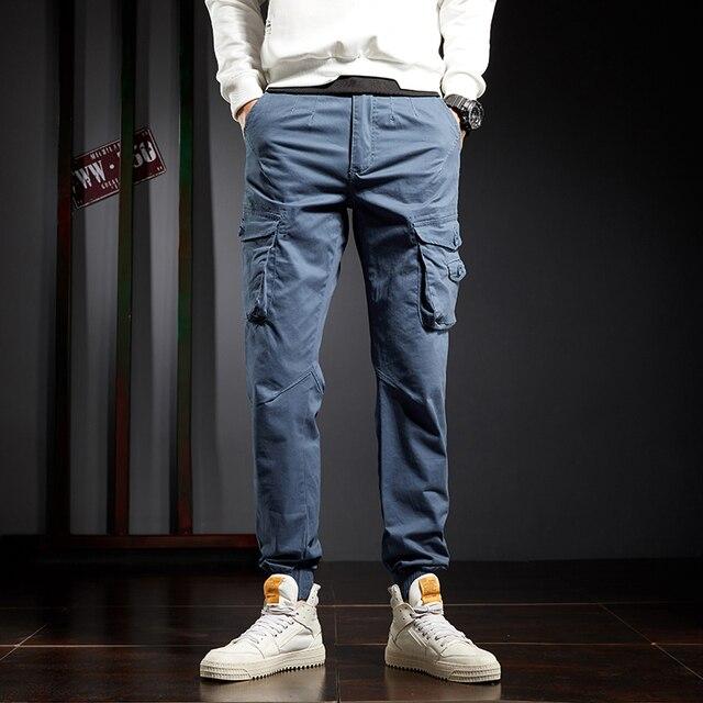Jantour 2021 Pantalones Camuflaje para Hombre Algodón Casual Pantalones Cargo Militares Joggers Pantalones de Exterior para Hombre Bolsillos 3D Pantalones Harajuku