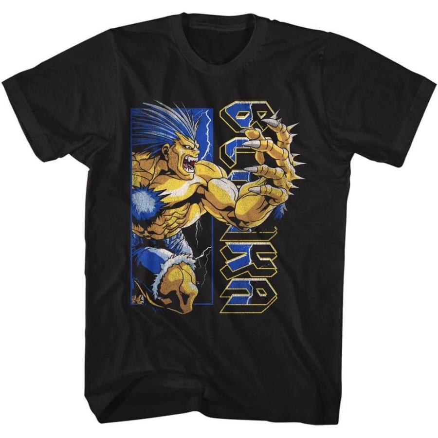 Street Fighter - Mens 90S Style Blanka Short Sleeve T-Shirt S