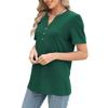Damski Letni Nowy Wielokolorowy Wszechstronny Top Jednolity Kolor Skręcana Klamra Modny T-shirt z Krótkim Rękawem