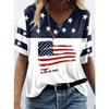 Fashionable Women's V-neck Casual Short Sleeved T-shirt,Rretro Sports Style Casual Sportswear