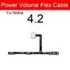 Cavo Flessibile Pulsanti di Accensione Per Nokia 1 2 2.1 3 3.1 3.2 4.2 5 5.1 X2 X3 X5 XL Plus Cavo Flessibile Tasti Volume Parti di Ricambio Tasti Laterali