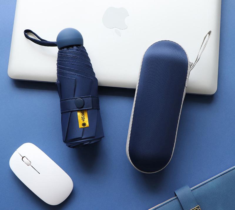 Mini Capsule Umbrella Light Sunny Rainy Umbrella Women Anti-UV Sunshade Pocket Sunscreen Umbrella Portable Paraguas
