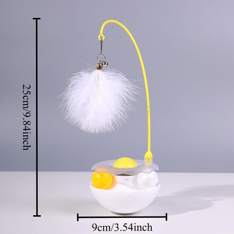 1pc Cat Toys Pet Tumbler Teases Cat Feathers To Relieve Boredom Removable Self-hi Pet Products Safety Is Not Easy To Damage