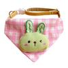 Fashion Plaid Pattern Dog Drool Bib Cute Dog Accessories Pet Triangle Bib Adjustable Pet Water Scarf Cat