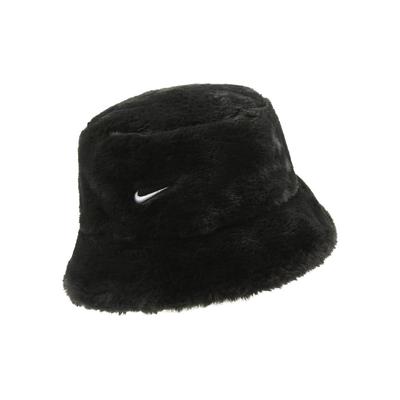 Logo Warm Polyester Fisherman Hat Women Hats Black FJ6302-010
