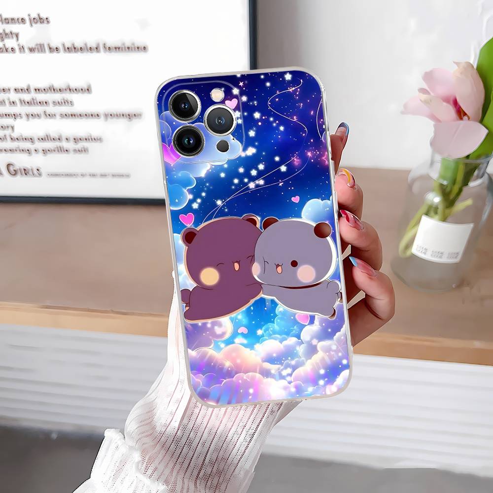 Cute Bubu Dudu Phone Case For IPhone 17 16 15 14 13 12 11 Pro Max Plus Mini Clear TPU Cover