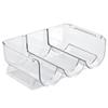 Wine Organizer Stackable Plastic Transparent Water Bear Bottle Holder Rack for Home Display 3