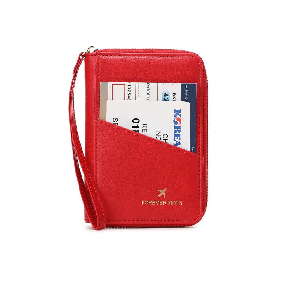 Multifunction Passport Cover with SIM Card Slots Card Case RFID Blocking Passport Clip  Female