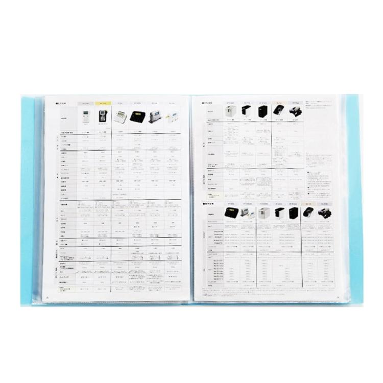 A 4 Clear Test Papers Organizers 80 Pages File Folder Large Capacity Storage Folder Document Bag