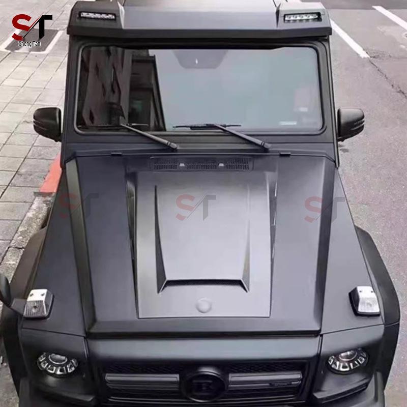 BS Style Carbon Fiber Engine Hood for Mercedes-Benz G-Class W463 G63/G500/G55/G350