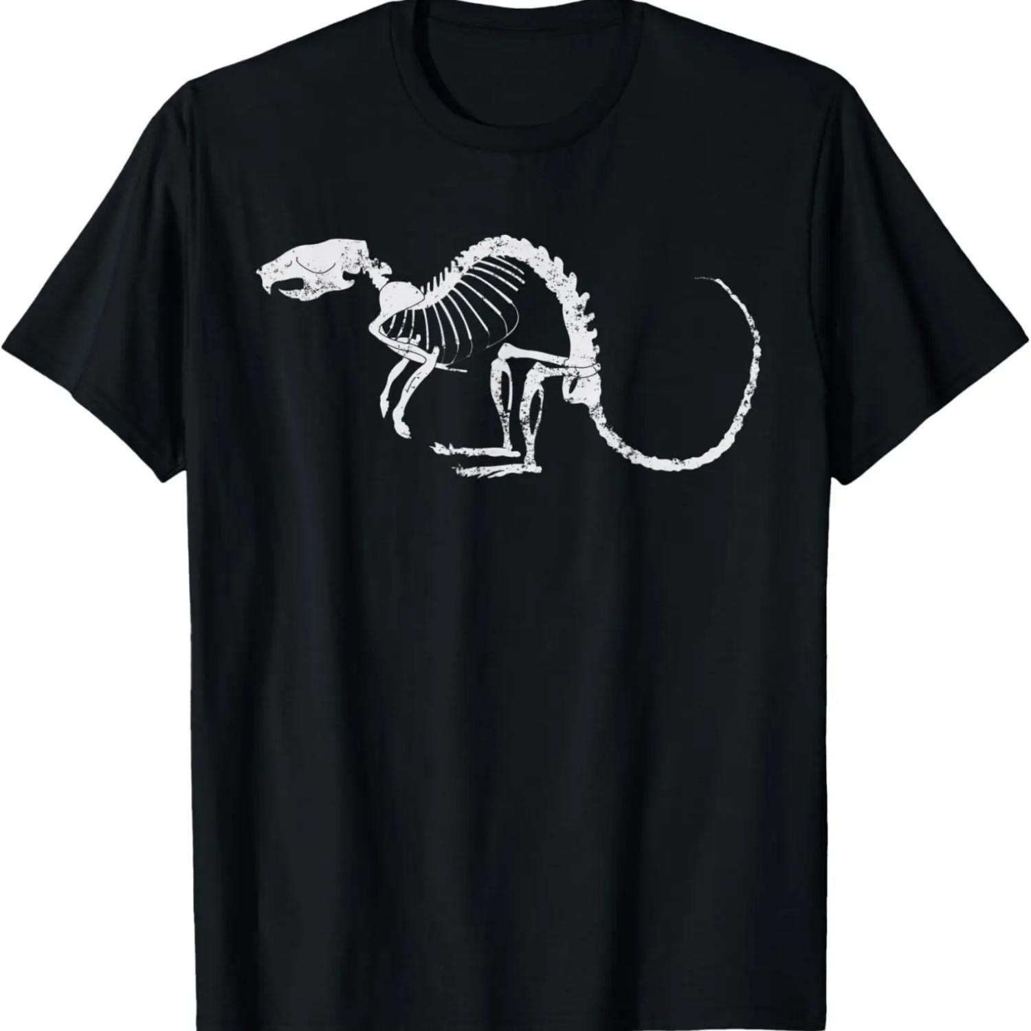 

Rat Skeleton T-Shirt S чёрный