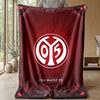 Mainz FC Weiche Flanell-Fleece-Decke Leicht Gemütlich Warm Überwurfdecke für Sofa Bett Heimdekoration