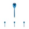 Snow Peak Titanium Spork, Blue, SCT-004BL (x 4)