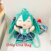 Soft Hatsune Miku Plush Anime Backpack With Breathable Design For Gift Girls