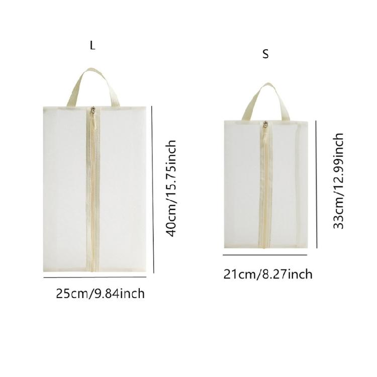 Multifunctional Travel Shoe Bag Water Resistant Nylon Fabric With Ventilated Meshes For Gym Gears And Clothes Organization