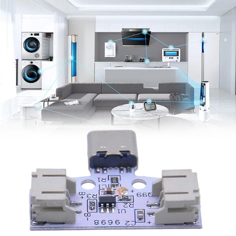 3.7V Li Battery Charging Board Featuring Reversible Type C Port And Overcharge Protections Technology