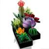 Creative Succulent Plant Model Kit With Abs Plastic Blocks For Kids Diy Educational Toy