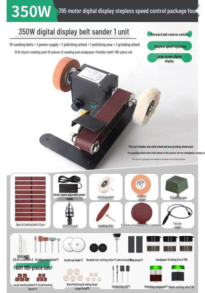 Compact Electric Knife Sharpener & Mini Belt Sander