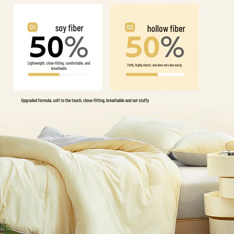 Dohia 50% Soybean Fiber All-Season Quilt
