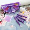 Diamond Painting Tool Kit with Fan Shaped Sorting Tray Wax Pads Craft Pens Scraper Brush Stands and Spoon for Rhinestone Art DIY Supplies