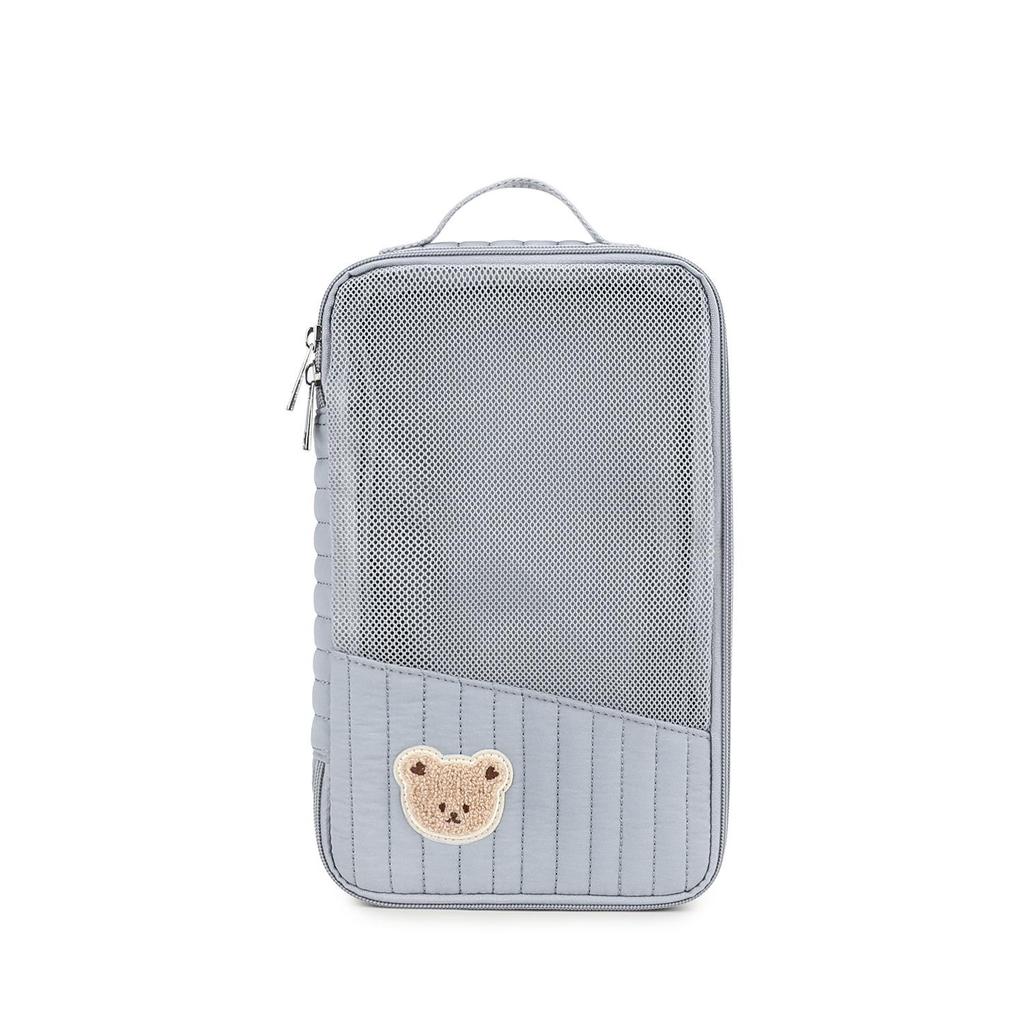 Portable Cartoon Bear Hanging & Carrying Storage Bag: Travel Toiletry & Baby Supplies Organizer